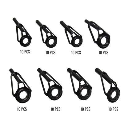 Top Ring Front Guide Eye Set for Fishing Rods Premium Fishing Accessories Kit