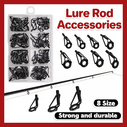Top Ring Front Guide Eye Set for Fishing Rods Premium Fishing Accessories Kit