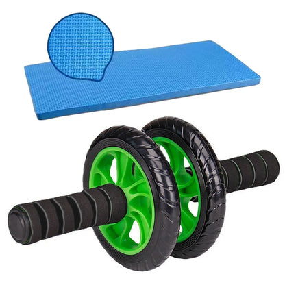 Abdominal Exercise Wheel Fitness Roller Home Workout Muscle Trainer Gym Equipment - Blue