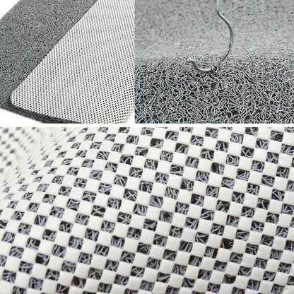 Waterproof Non-Slip Bathroom Shower Mat Anti-Slip Rug Toilet Floor Mat Washable - Grey-43*120cm