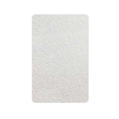 Waterproof Non-Slip Bathroom Shower Mat Anti-Slip Rug Toilet Floor Mat Washable - White-43*120cm