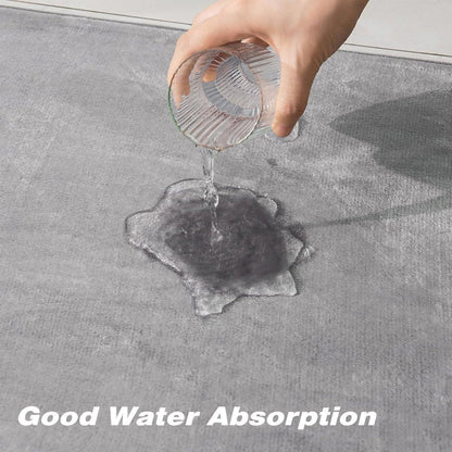 Water Absorbent Floor Mats for Home Doors Bedrooms Bathrooms Non Slip Mats
