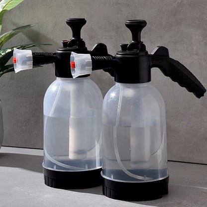 2L Car Wash Foam Sprayer Hand Held Pump Wash Spray Bottle Snow Foam Detailing - White