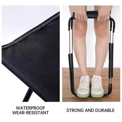 Portable Outdoor Folding Stool Travel Camping Fishing Small Foldable Chair Mat - Extra-Large