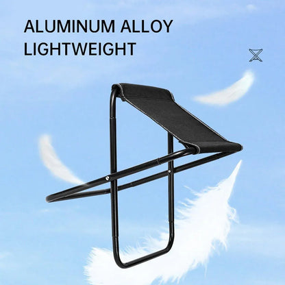 Portable Outdoor Folding Stool Travel Camping Fishing Small Foldable Chair Mat - Extra-Large