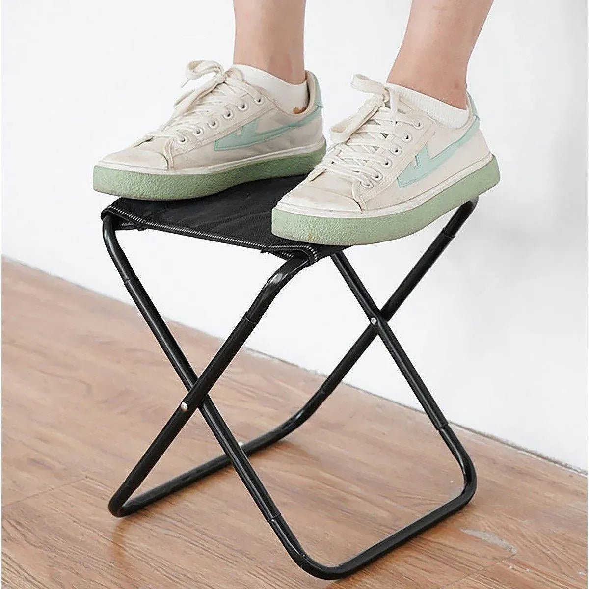 Portable Outdoor Folding Stool Travel Camping Fishing Small Foldable Chair Mat - Extra-Large