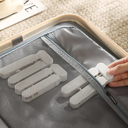5PCS Portable Foldable Hangers Durable Plastic for Closet Laundry Space Saving - No clothes clip
