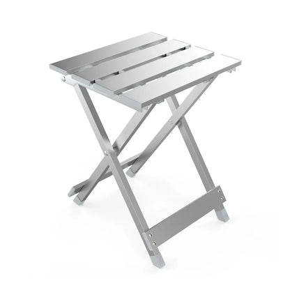 Lightweight Aluminum Alloy Folding Stool Portable for Camping Hiking Fishing