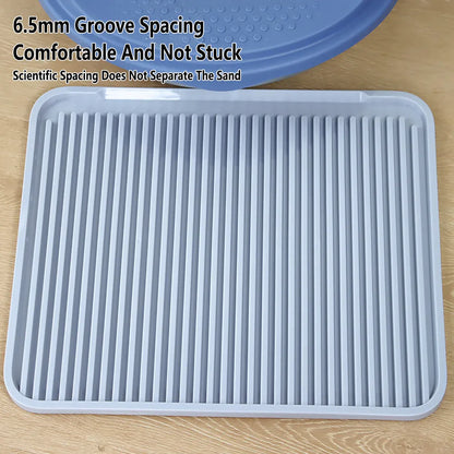 Cat Litter Mat Anti Splash Pet Toilet Pad Reusable Double Layer Litter Box Mat