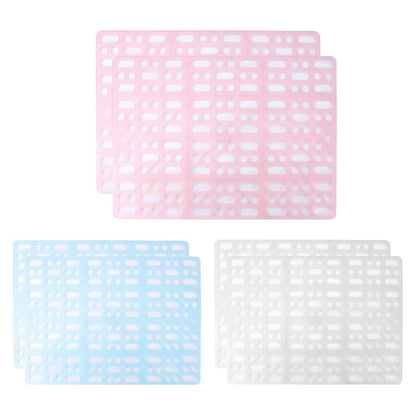 2pcs Rabbit Foot Mat Large Plastic Cage Mat for Guinea Pig Pet Cage Accessories - White