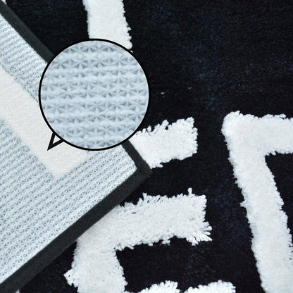 Non Slip Absorbent Bathroom Floor Mat Soft Washable Door Rug Home Decor