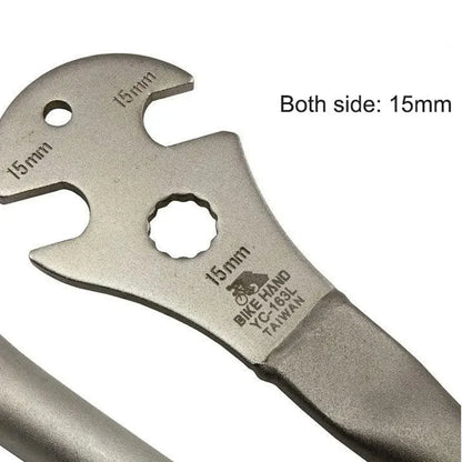 Bike Pedal Wrench Extended Handle Road Mountain Bicycle Repair Removal Tool Use
