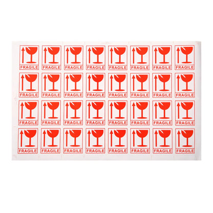 640PCS Fragile Sticker Labels Self Adhesive Logistics Shipping Carton Box Use