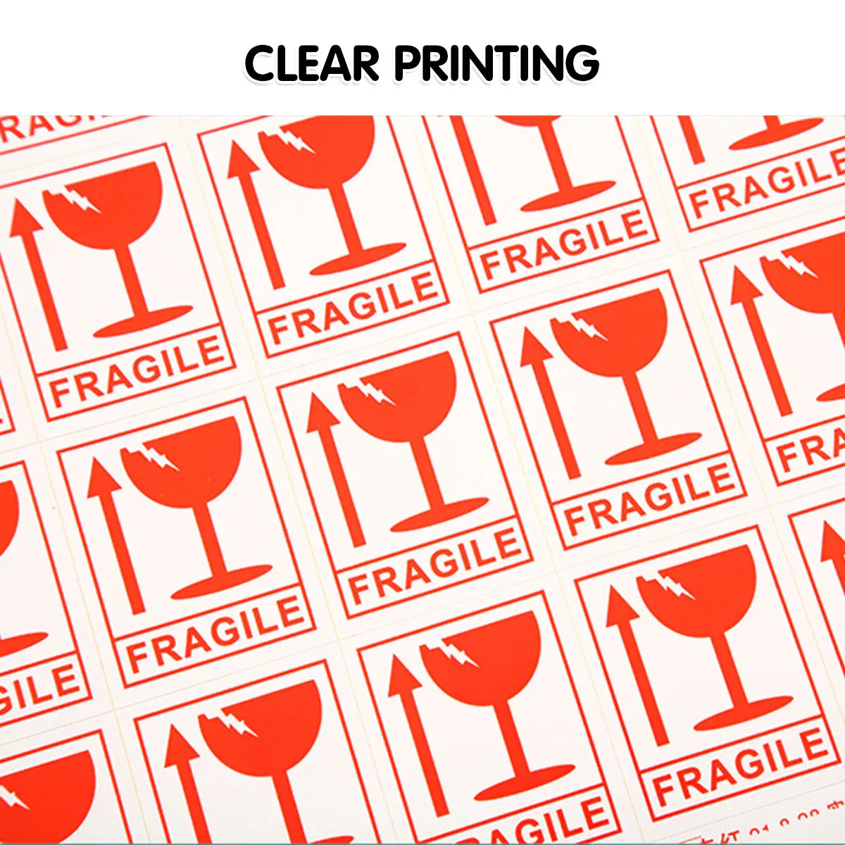 640PCS Fragile Sticker Labels Self Adhesive Logistics Shipping Carton Box Use
