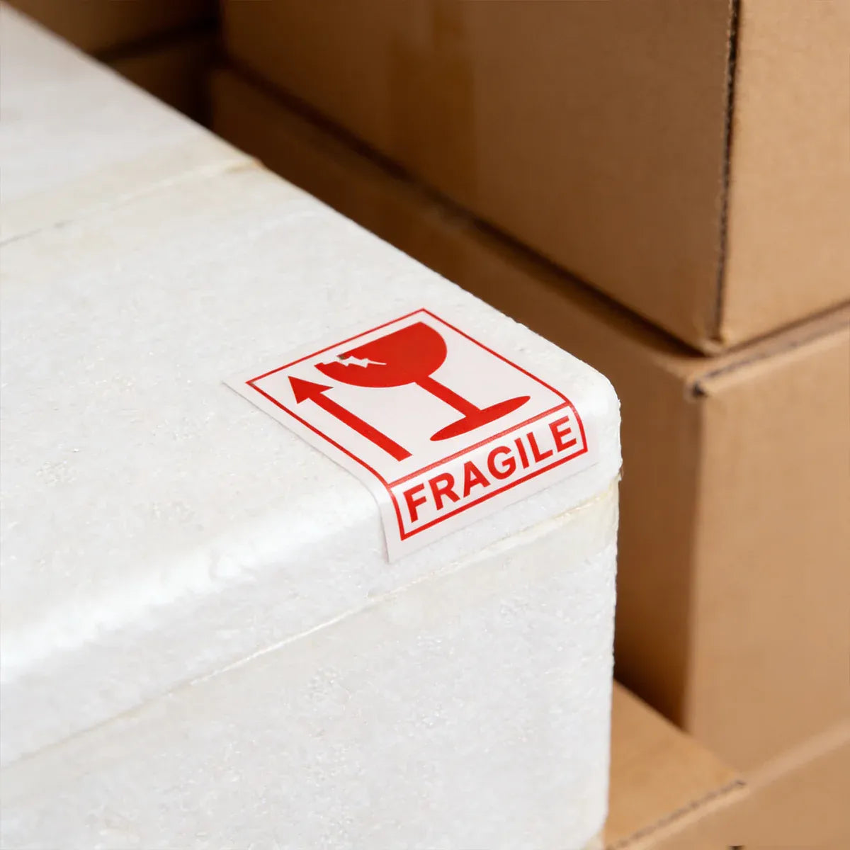 640PCS Fragile Sticker Labels Self Adhesive Logistics Shipping Carton Box Use