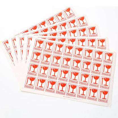 640PCS Fragile Sticker Labels Self Adhesive Logistics Shipping Carton Box Use