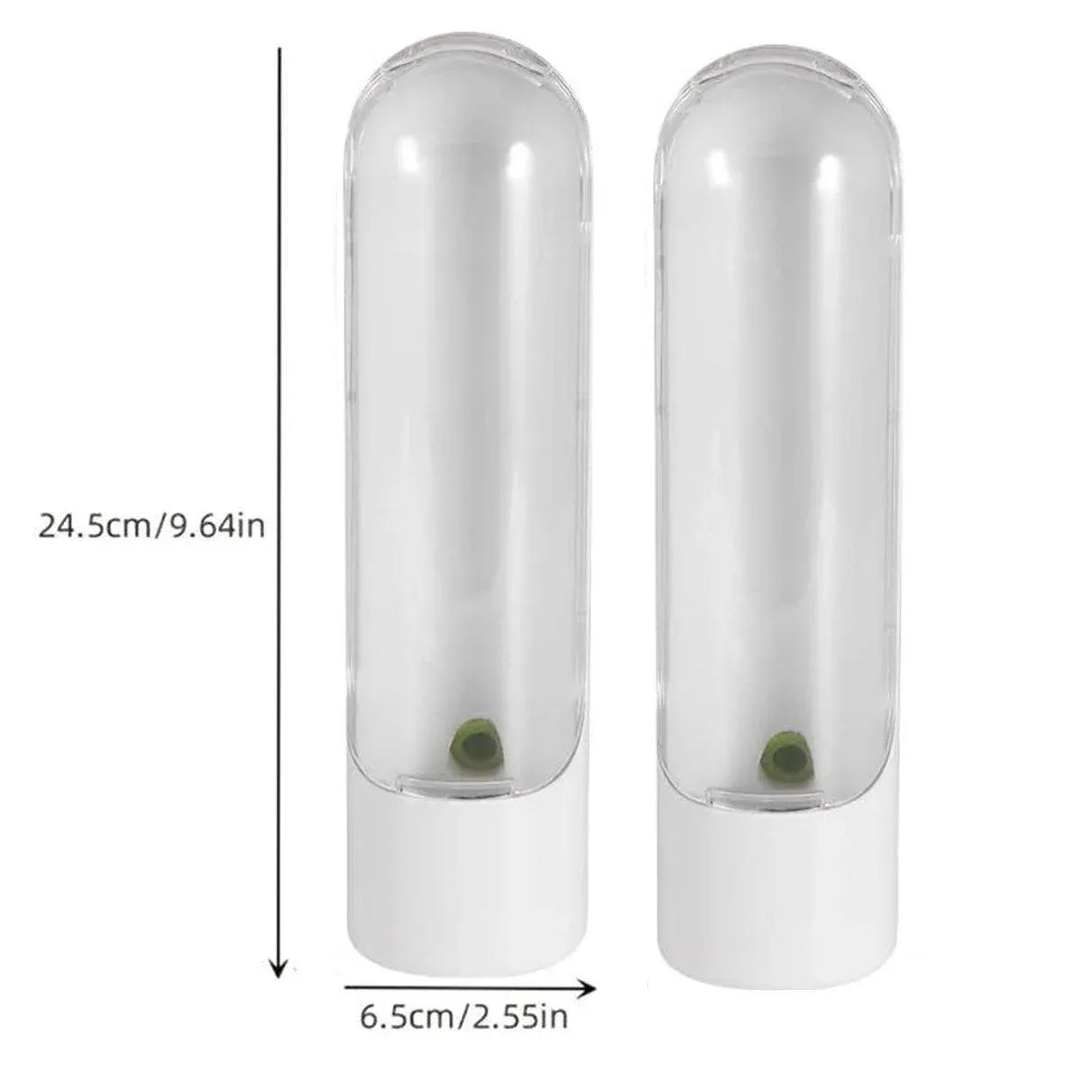 2pcs Fresh Box Vegetable Crisper Fridge Storage Container for Kitchen Use