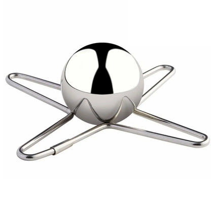 3/4 Forks Stainless Steel Ice Balls Reusable Spherical Whisky Chilling Stones - 4 Forks