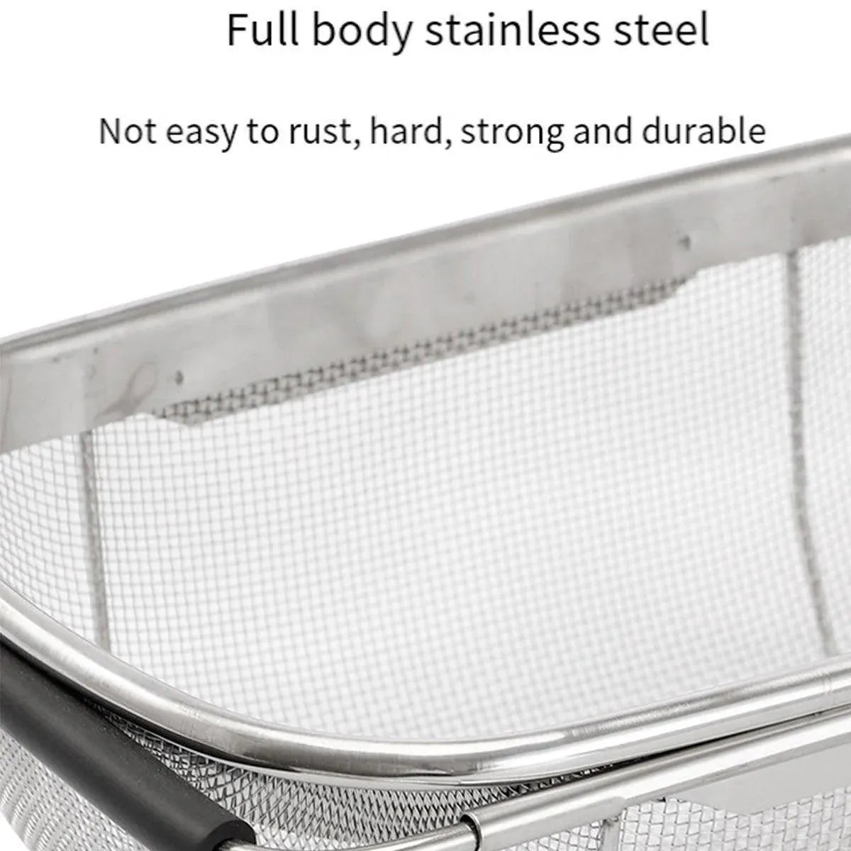 Stainless Steel Telescopic Sink Basket Multi Purpose Fruit Vegetable Strainer