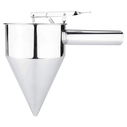 Stainless Steel Funnel Small Octopus Balls Tools With Rack Cupcakes Baking Dispe