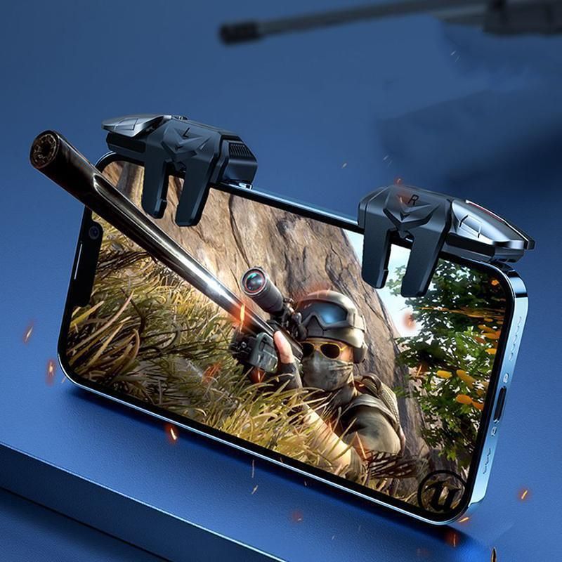 2PCS Mobile Gaming Triggers for PUBG COD Gamepad Controller for Android iOS