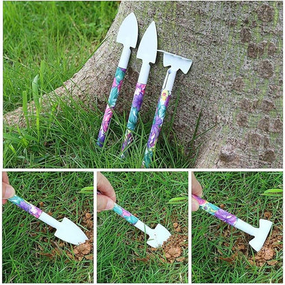 5/10PCS Garden Tools Planting Weeding Watering Flower Bonsai Shovel Hand Tools - 5pcs