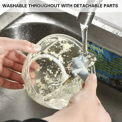 900ml Manual Meat Mincer Garlic Chopper Rotate Garlic Press Crusher Meat Grinder - Green