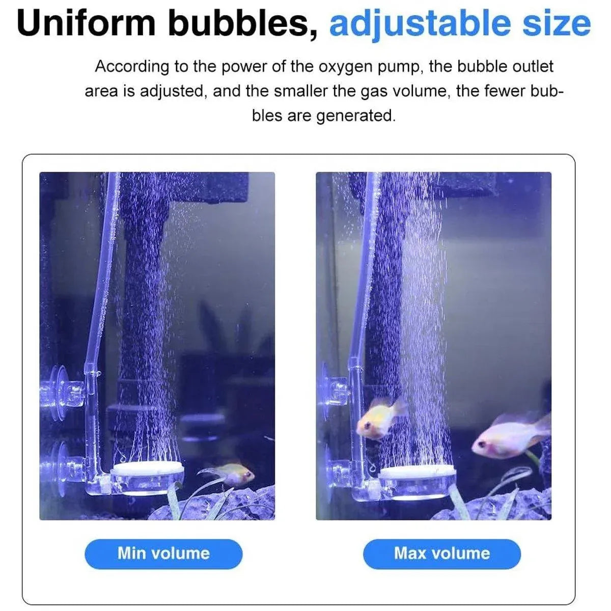Quiet Bubble Stone Aerator Head Fish Tank Oxygen Pump Nano Air Disc Atomizer - Diameter 35MM