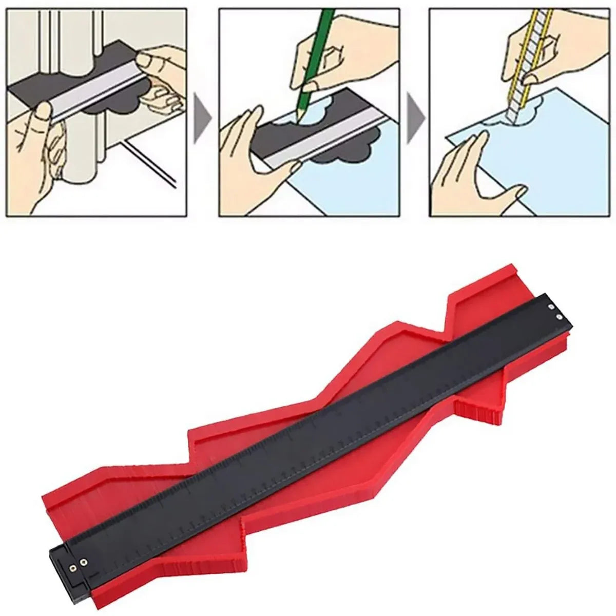 20inch Contour Profiler High Precision Woodworking Tool For Carpentry DIY Projects