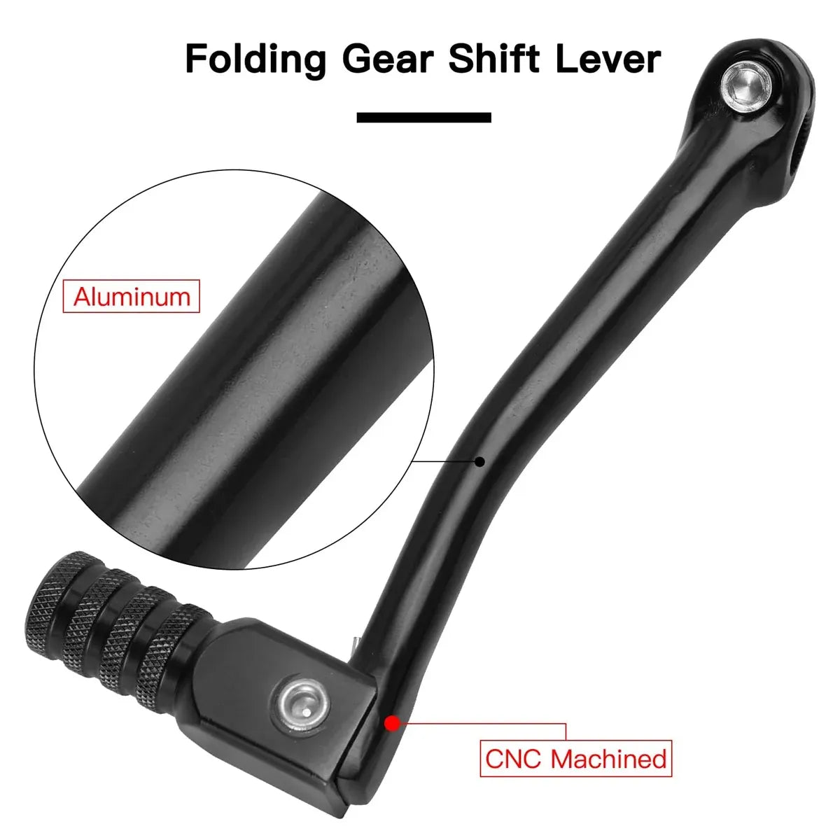 Foldable Gear Shift Lever Replacement for 50-250cc Pit Dirt Bike Off Road Motorcycle - Green