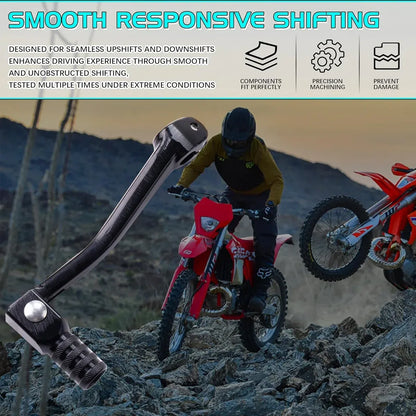 Foldable Gear Shift Lever Replacement for 50-250cc Pit Dirt Bike Off Road Motorcycle - Green