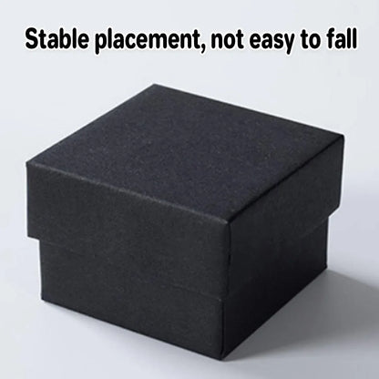 Square Gift Boxes 8pcs Empty Packaging Boxes for Favour Party Wedding Storage - Black-20x16.5cm