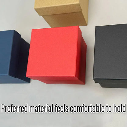 Square Gift Boxes 8pcs Empty Packaging Boxes for Favour Party Wedding Storage - Black-20x16.5cm