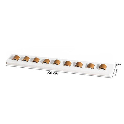 Wall Mount Glasses Storage Rack for Sunglasses Organizer Home Display Rack - White