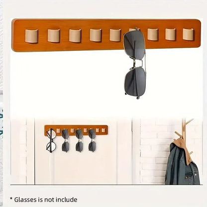 Wall Mount Glasses Storage Rack for Sunglasses Organizer Home Display Rack - White