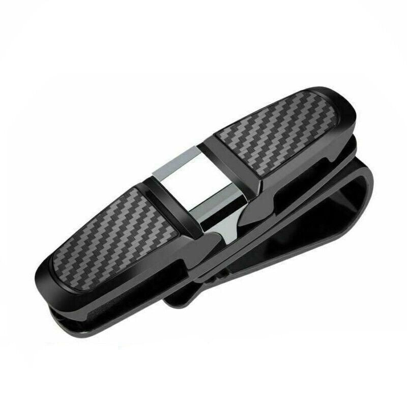 1Pc Car Glasses Holder Clip Case Sunglasses Eyeglasses Ticket Card Clip Holder