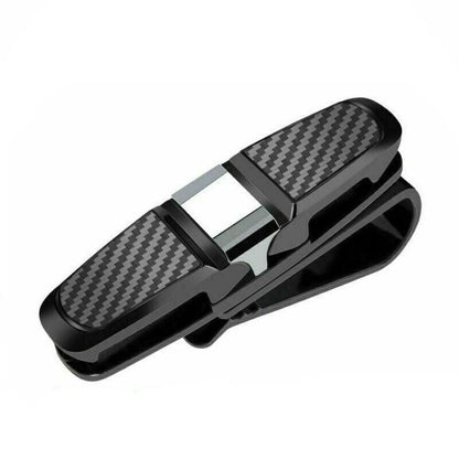1Pc Car Glasses Holder Clip Case Sunglasses Eyeglasses Ticket Card Clip Holder