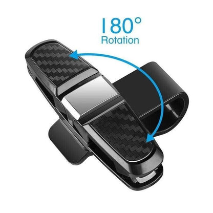 1Pc Car Glasses Holder Clip Case Sunglasses Eyeglasses Ticket Card Clip Holder