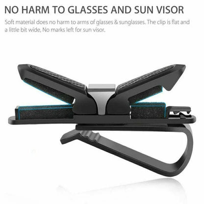 1Pc Car Glasses Holder Clip Case Sunglasses Eyeglasses Ticket Card Clip Holder