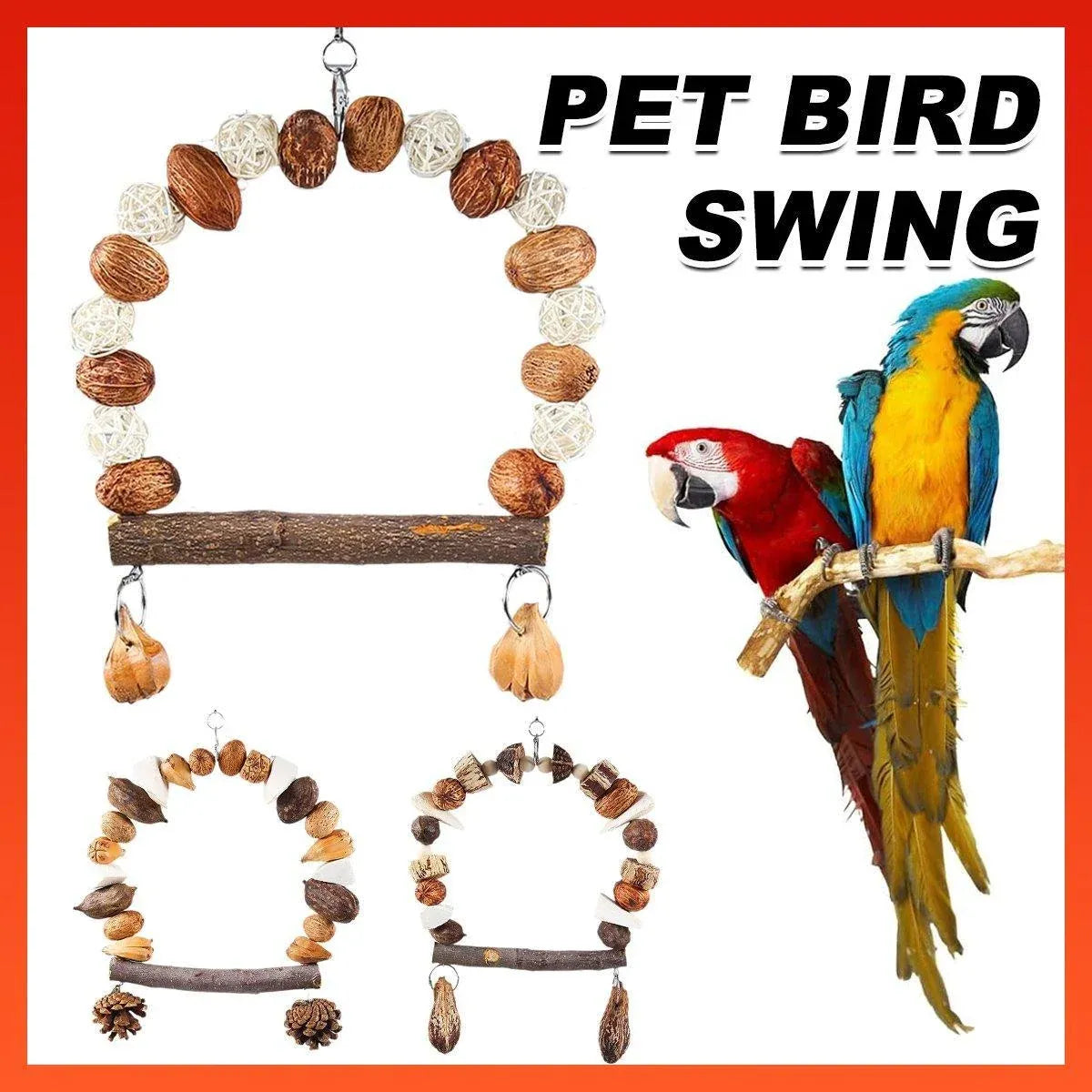 Parrot Chew Toy For Training Climbing Grinding Teeth Relief Durable Bird Toy - Pineapple Fruit