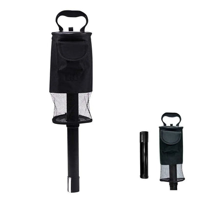 Golf Mesh Ball Pickup Tube Golf Accessories Portable Golf Ball Retriever Tool - Black