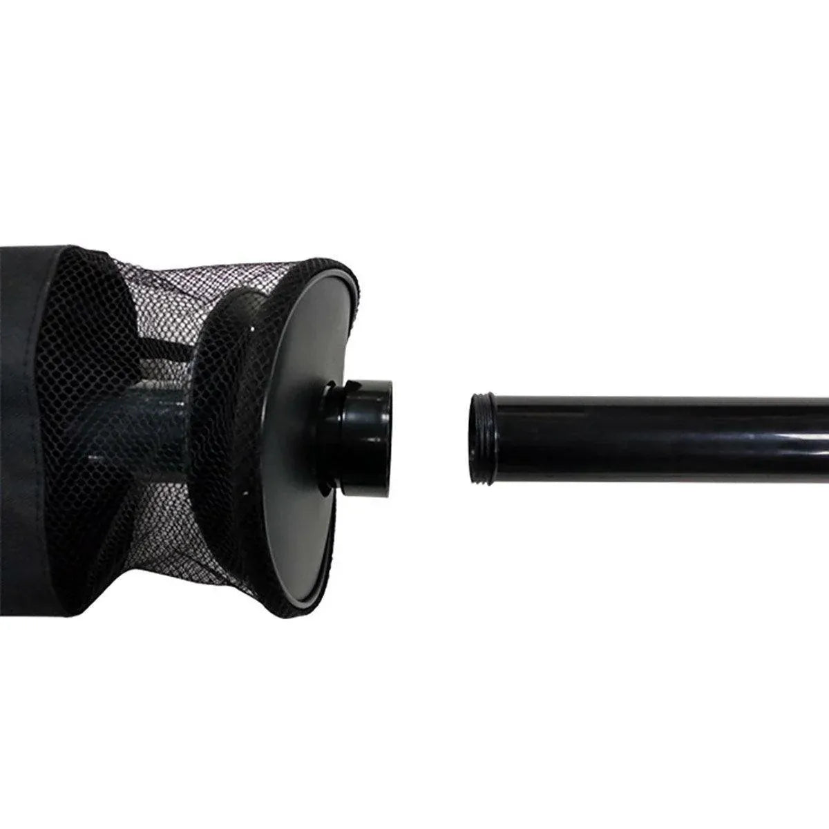 Golf Mesh Ball Pickup Tube Golf Accessories Portable Golf Ball Retriever Tool - Black