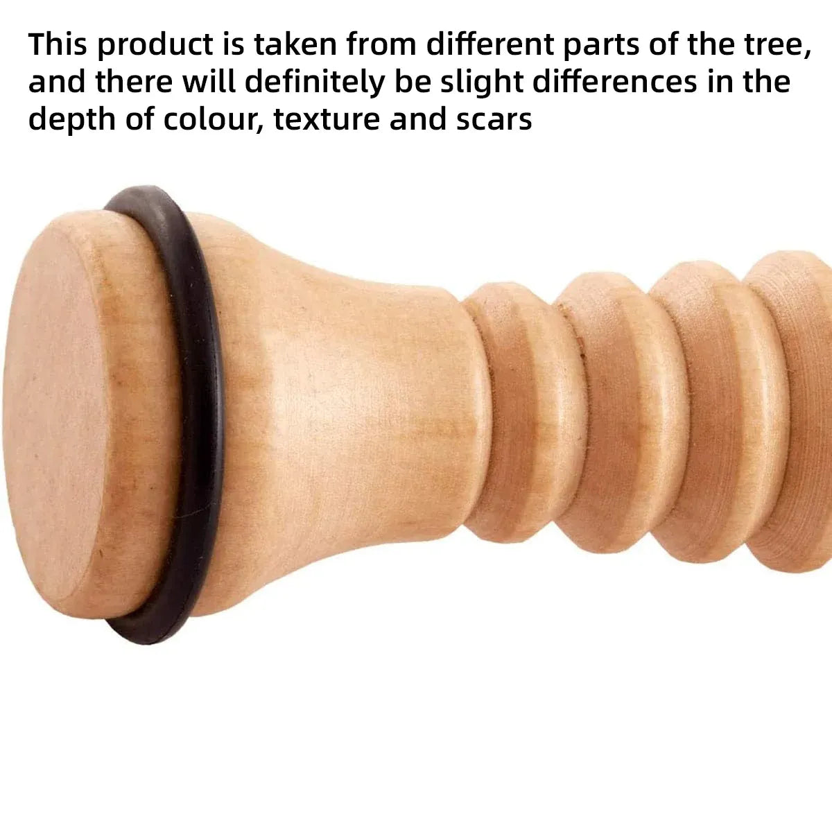 Wooden Foot Massage Roller Stick Manual Massager Tool for Feet Legs Arms - 22x4x4cm