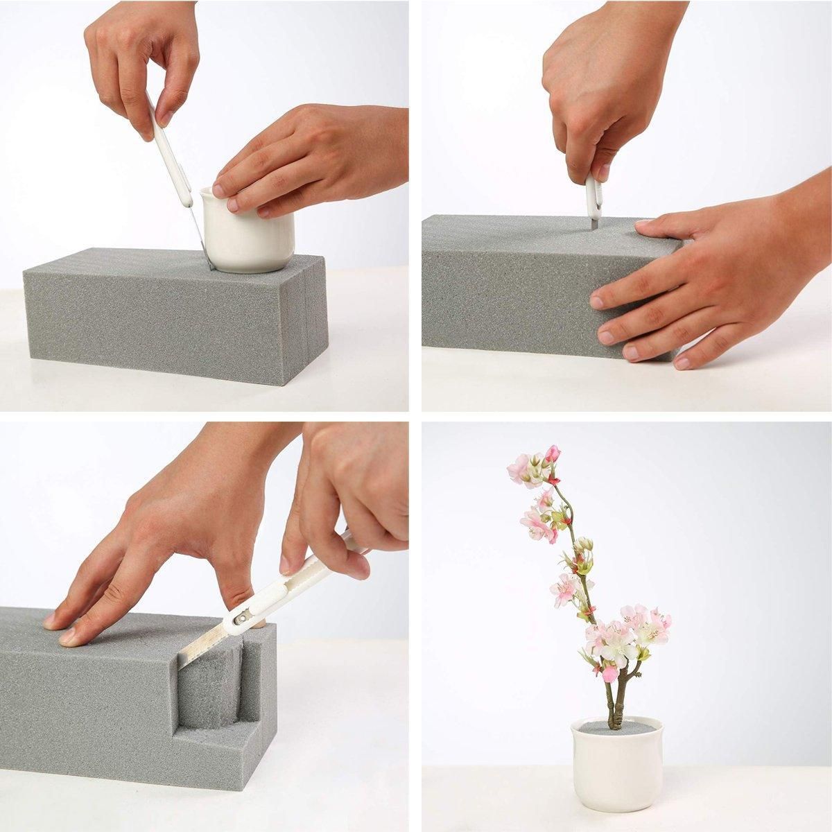 Floral Foam Blocks for Dry Wet Artificial Flower Arrangements Florist Supplies - Wet 2PCS