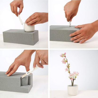 Floral Foam Blocks for Dry Wet Artificial Flower Arrangements Florist Supplies - Dry 2PCS