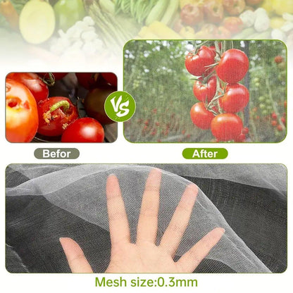Agricultural Insect-proof Greenhouse Net for Fruit Vegetable Plant Protection - 250CMx5M