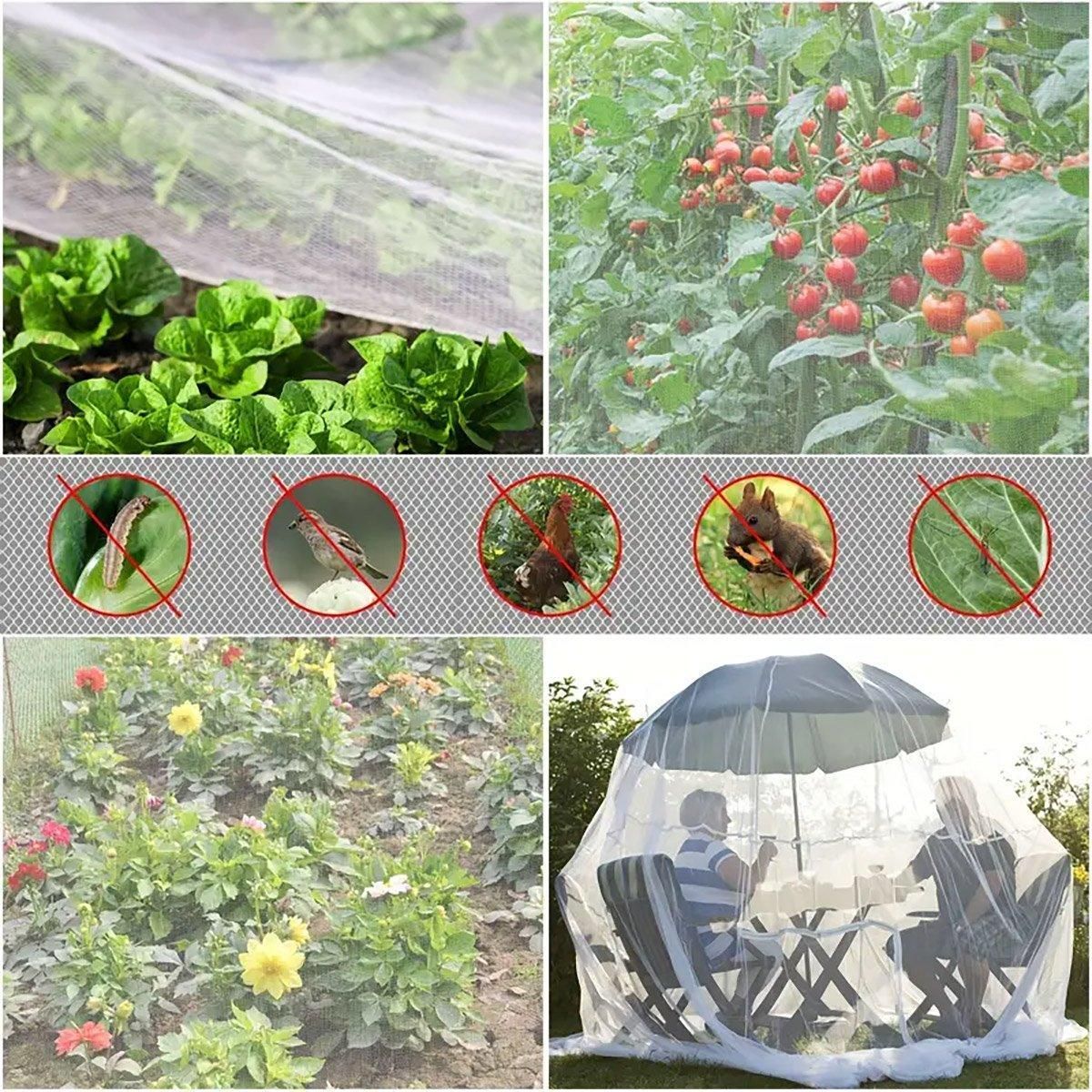 Agricultural Insect-proof Greenhouse Net for Fruit Vegetable Plant Protection - 250CMx5M