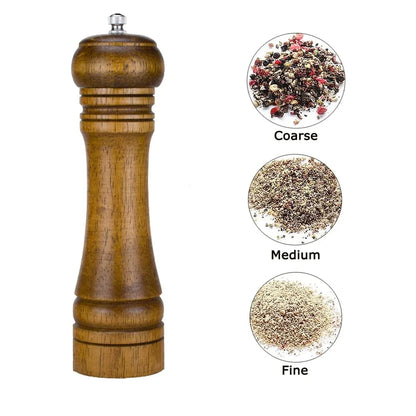 Wooden Pepper Grinder Pepper Mill Set Manual Home Salt Pepper Powder Bottle ﻿ - 5inch