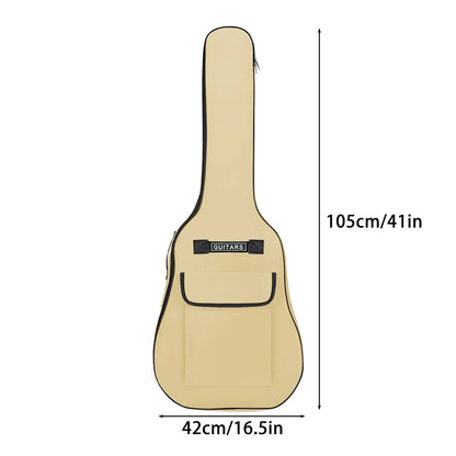 41Inch Wood Guitar Bag Basic Model 5MM Thick Cotton Double Strap Soft Guitar Bag