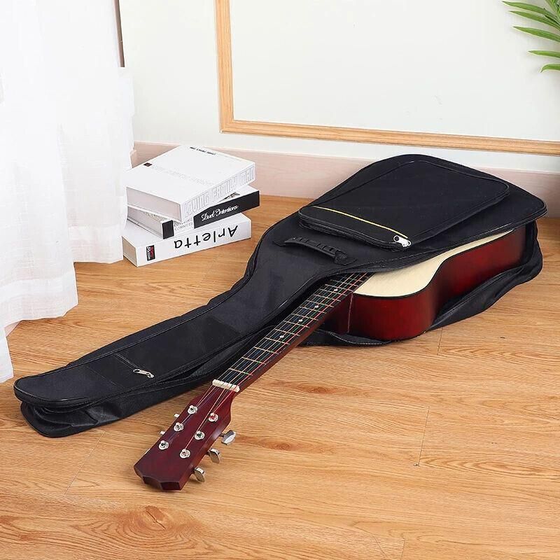 41 Inch Acoustic Guitar Bag Waterproof Oxford Soft Case with Backpack Straps